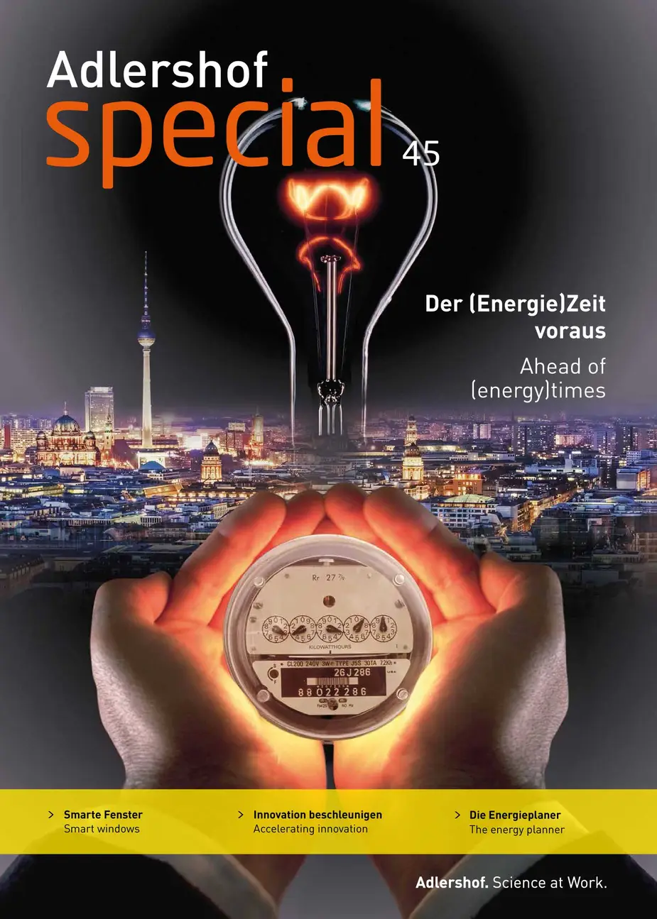 Adlershof Special 45: Ahead of (energy)times