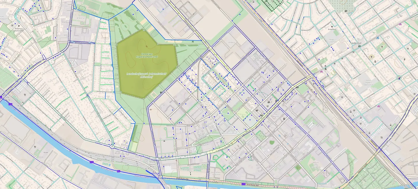 Karte CyclOSM © OpenStreetMap France