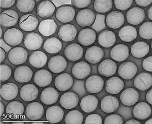 Transmission electron microscopy image of a HOB sample © PTB