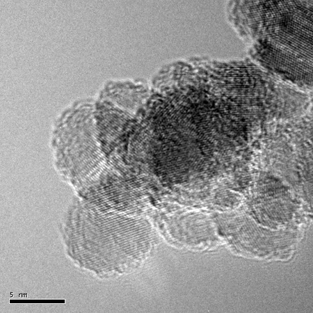 Nanodiamonds are tiny crystals only a few nanometres in size. Credit: Mohamed Sennour, MINES ParisTech