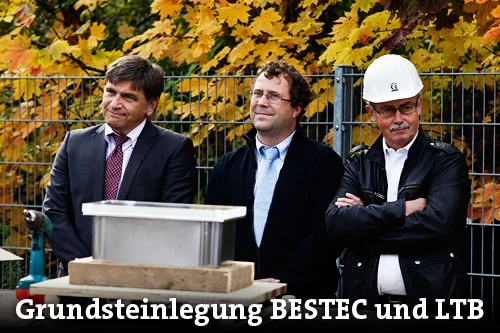Grundsteinlegung Bestec/LTB in Berlin Adlershof. Bild: CEO BESTEC GmbH