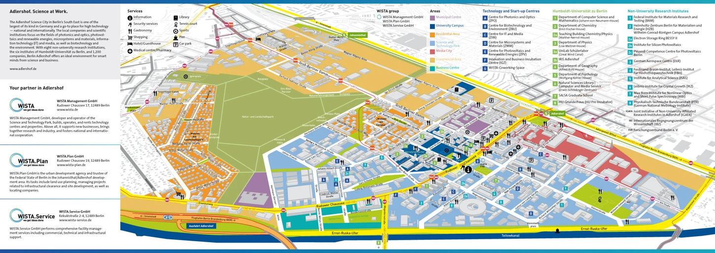 Technology Park Adlershof Map