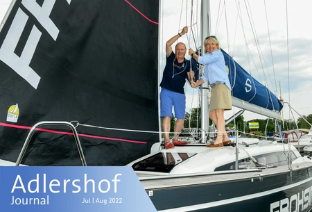 Susanne und Uwe Steingroß auf der Yacht © WISTA Management GmbH