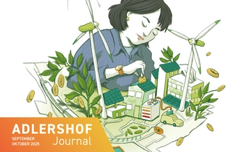 Illustration: Investition in erneuerbare Energien