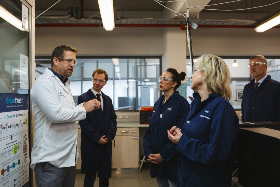 State Secretary at BMBF, Sabine Döring, during her visit to the University of Cape Town © UCT