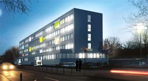 The new Center for IT and media in Berlin Adlershof
