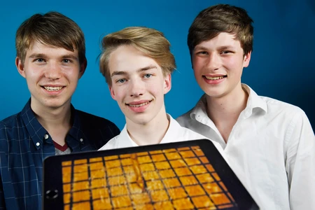 Matthias Grützner, Julian Egbert und Arne Geipel vom Berliner Herder-Gymnasium. Bild: Jugend forscht e.V.