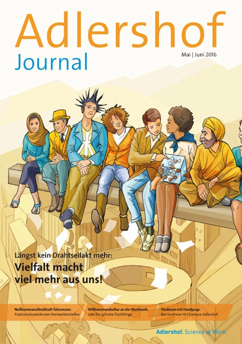 Adlershof Journal Mai/Juni 2016. Bild: © Adlershof Journal