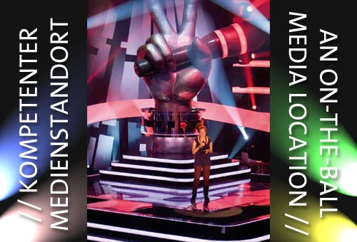 Die erfolgreichste deutsche Casting-Show sucht in Adlershof „The Voice of Germany”. Bild: © Adlershof Special