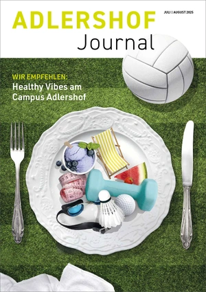 Cover: Adlershof Journal Juli/August