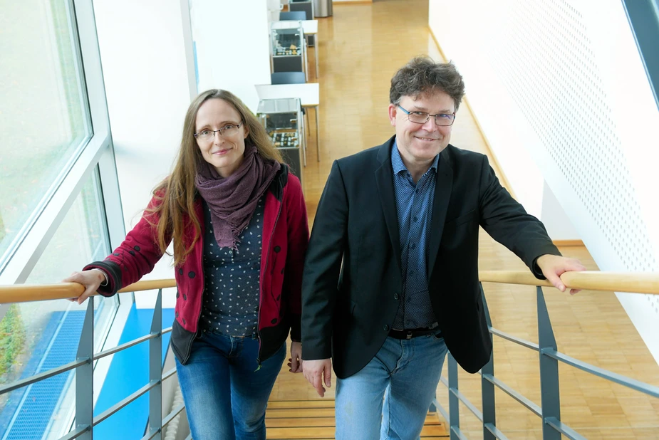 Katja Höflich and Andreas Wicht, FBH © WISTA Management GmbH