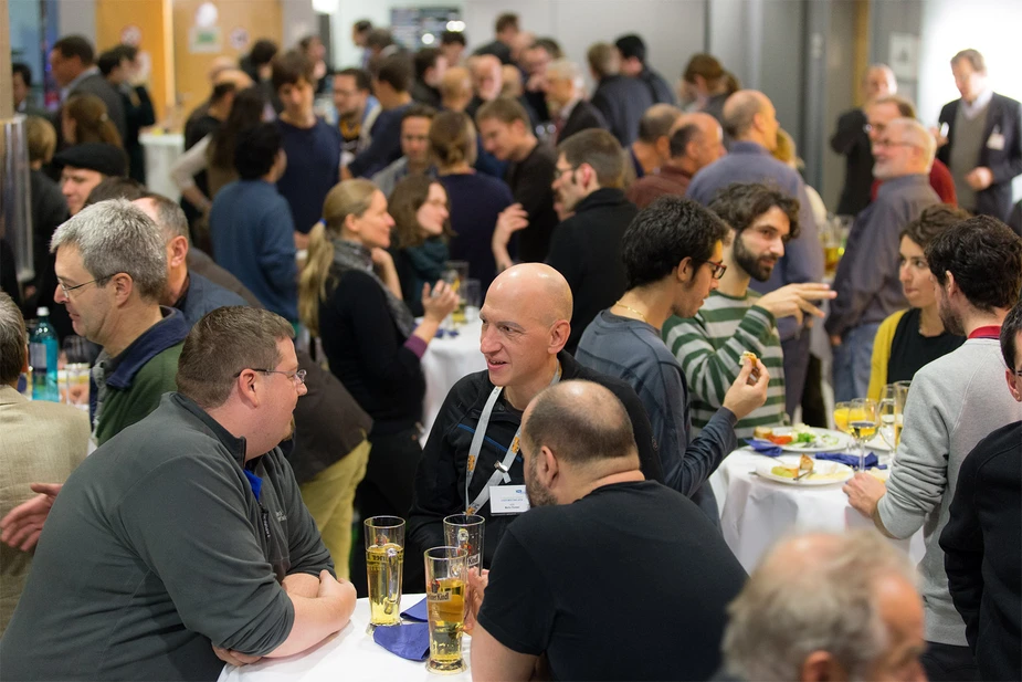 Beim Berliner Buffet am Donnerstagabend. Credit: M. Setzpfand/HZB