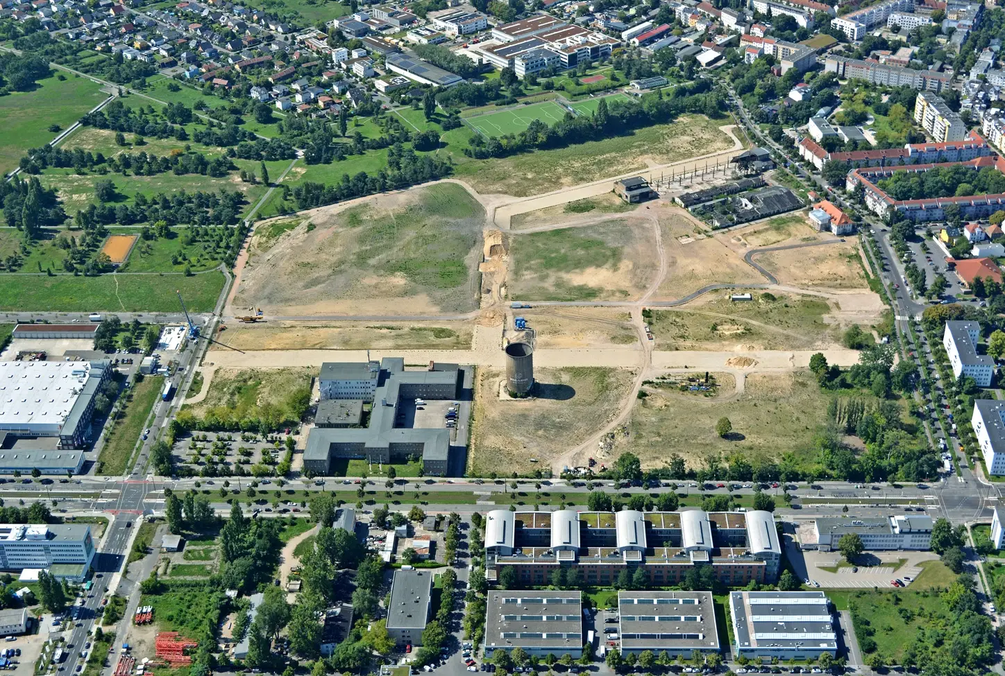 Luftbild Segelflieger Quartier