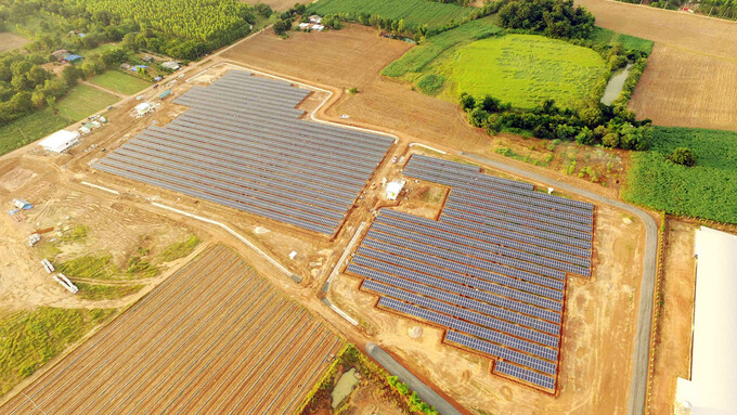Solar plant in Prachin Buri. Copyright: skytron® energy
