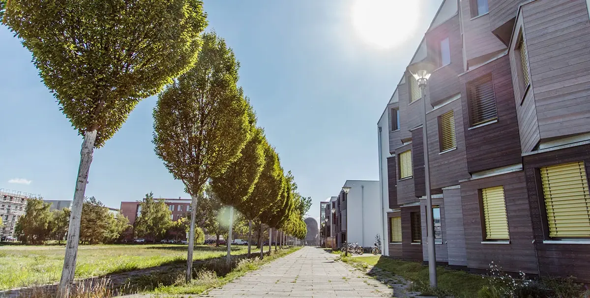 Residential area in Berlin Adlershof