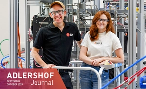 Anton Nagy und Julia Bauer im Labor