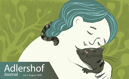 Illustration Frau mit Katze: D. Mahnkopf © WISTA Management GmbH