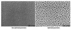 SEM images of Ag Nanoparticles. Bild: SENTECH