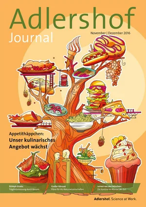 Adlershof Journal November/Dezember 2016. Bild: © Adlershof Journal