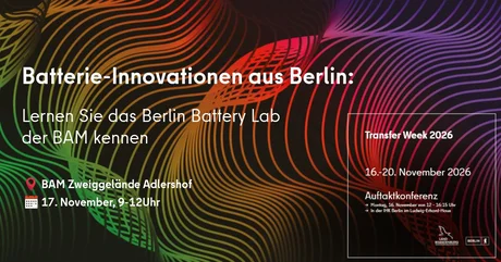 Ankündigung auf grafischem Hintergrund