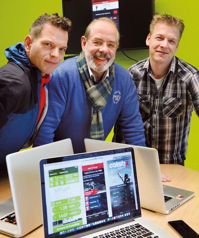 Friedrich Solutions: Eiko, Frank-Michael und Nico (v. l .n .r.). Bild: © Adlershof Journal