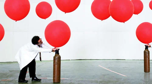 Heliumballons zur Langen Nacht der Wissenschaften in Berlin Adlershof; Bild: © Adlershof Journal