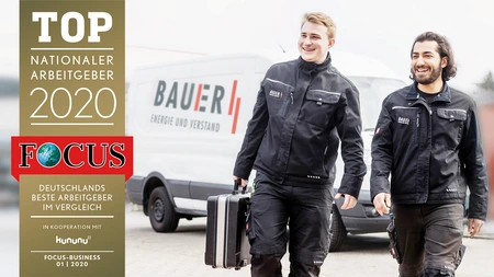 BAUER Auszeichnung FOCUS Business © BAUER Elektroanlagen