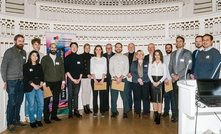 Preisträger und Jury beim Forum Junge Spitzenforschung 2022 © Alexander Rentsch