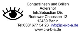 Logo: Contactlinsen und Brillen Adlershof