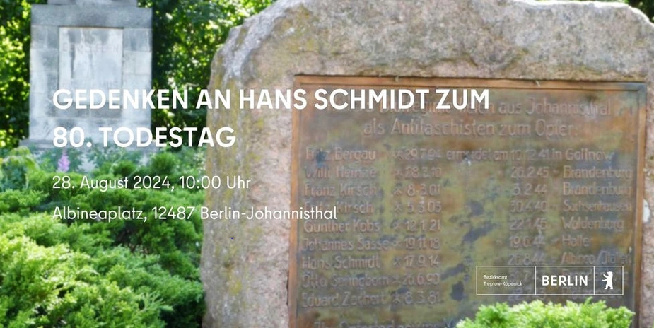 Gedenkstein in Johannisthal