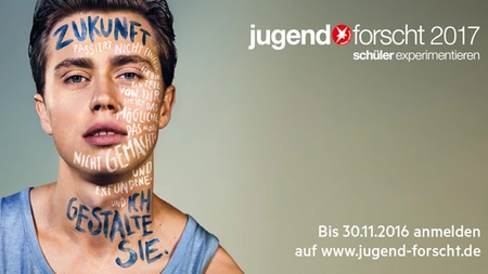 Motto Jugend forscht 2017. Bild: Stiftung Jugend forscht e. V.