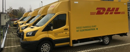Elektrofahrzeuge DHL © Bild: Deutsche Post Group DHL (DPDHL)
