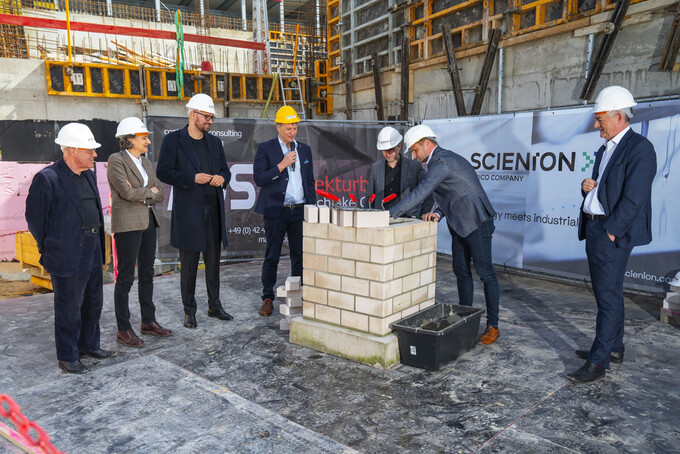 Laying of the foundation stone SCIENION