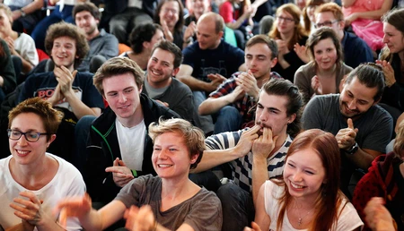 Crowded hall guaranteed at the science slam