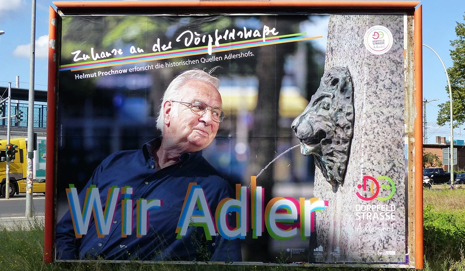 Plakat der Kampagne mit Helmut Prochnow