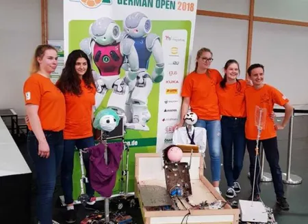 Bild: Roboter-Team Anna-Seghers-Gemeinschaftsschule
