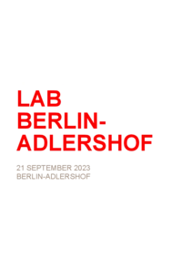 Programm Falling Walls Lab Adlershof 2023