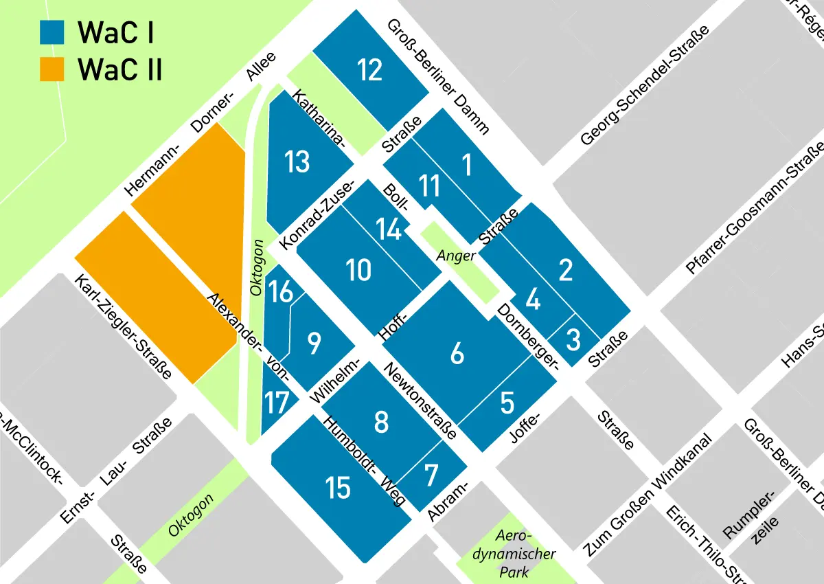 Map „Wohnen am Campus“