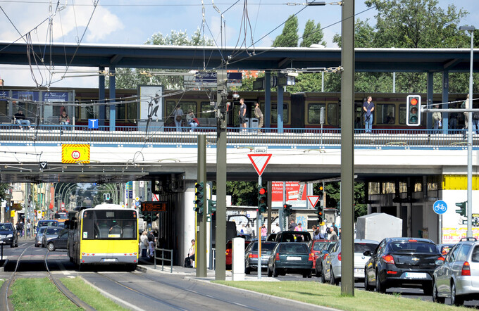 Stau am S-Bahnhof Adlershof © WISTA Management GmbH