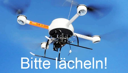 Luftaufnahmen werden durch eine Drohne realisiert, Bild: © Adlershof Journal