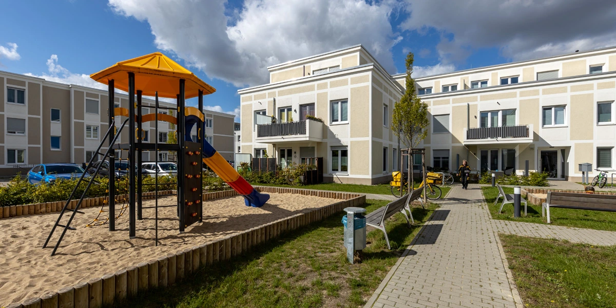 Housing project VivaCity Johannisthal: Non-profit building cooperative Steglitz © WISTA.Plan / Marcel Travels Photography