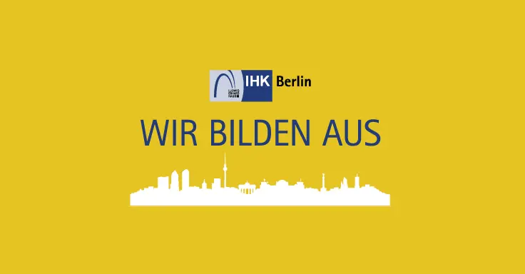 Logo ‚WIR BILDEN AUS‘ mit freundlicher Genehmigung der IHK Berlin
