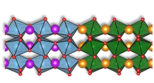 Die Skizze zeigt den Aufbau der beiden Metalloxidschichten. Die interessanten neuen Eigenschaften zeigen sich genau an der Grenzfläche. Bild: M.Bibes