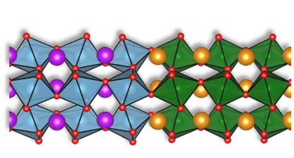 Die Skizze zeigt den Aufbau der beiden Metalloxidschichten. Die interessanten neuen Eigenschaften zeigen sich genau an der Grenzfläche. Bild: M.Bibes