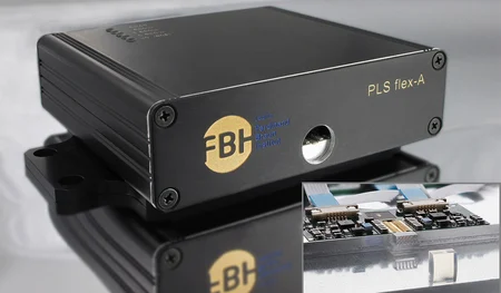 Automotive LiDAR pulse laser source © FBH/P. Immerz; Inset: FBH/schurian.com