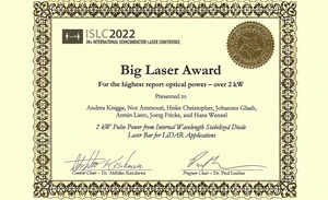 Big Laser Award FBH Adlershof