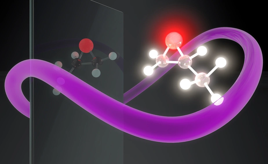 chiral molecule © Steven Roberts