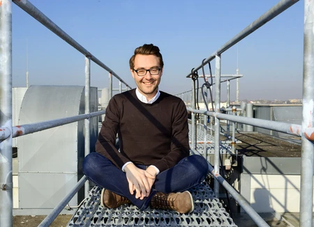 Simon Hamperl, Energiemanager WISTA-MANAGEMENT GMBH, Berlin Adlershof. Bild: © Adlershof Special