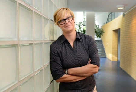 Gästehaus-Managerin Anne Krainz. Bild: © Adlershof Journal