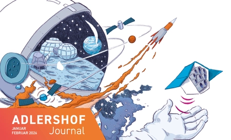 Illustration eines Astronauten